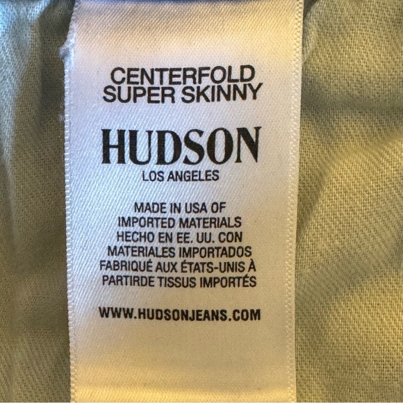 Hudson Centerfold Super Skinny High Rise Ankle Jeans - Picture 16 of 16